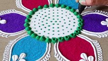 Easy Diwali Rangoli Designs _ Simple Rangoli Design##rangoli #kolam #muggulu #rangolidesigns