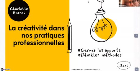 La créativité dans les pratiques professionnelles
