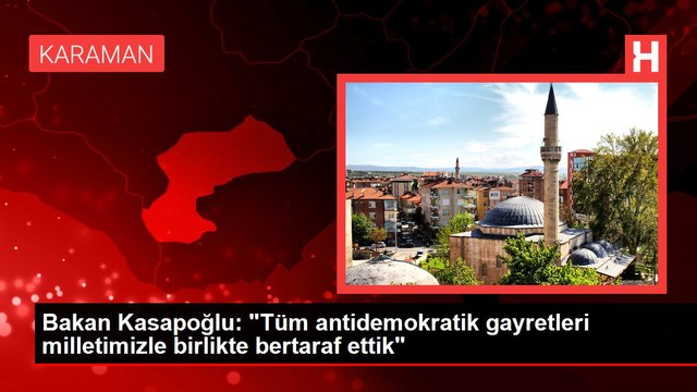 Bakan Kasapoğlu, Karaman'da açılış törenine katıldı
