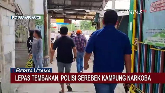 Polisi Gerebek Kampung Narkoba di Kawasan Kampung Bahari Tanjung Priok, 5 Pengguna Narkoba Ditangkap