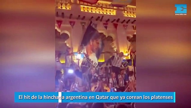 El hit de la hinchada argentina en Qatar que ya corean los platenses