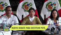 Congreso de Perú aprueba debatir la destitución de Pedro Castillo