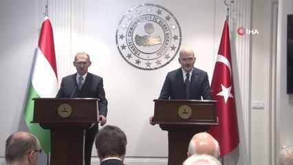İçişleri Bakanı Soylu Macar mevkidaşı ile bir araya geldi