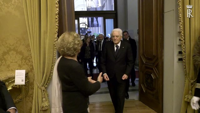 Mattarella alla camera ardente di Gerardo Bianco