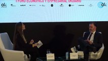 Intervención de Cándido Pérez Serrano, socio responsable de Infraestructuras, Transporte, Gobierno y Sanidad KPMG en España, en el I Foro Económico y Empresarial OKDIARIO