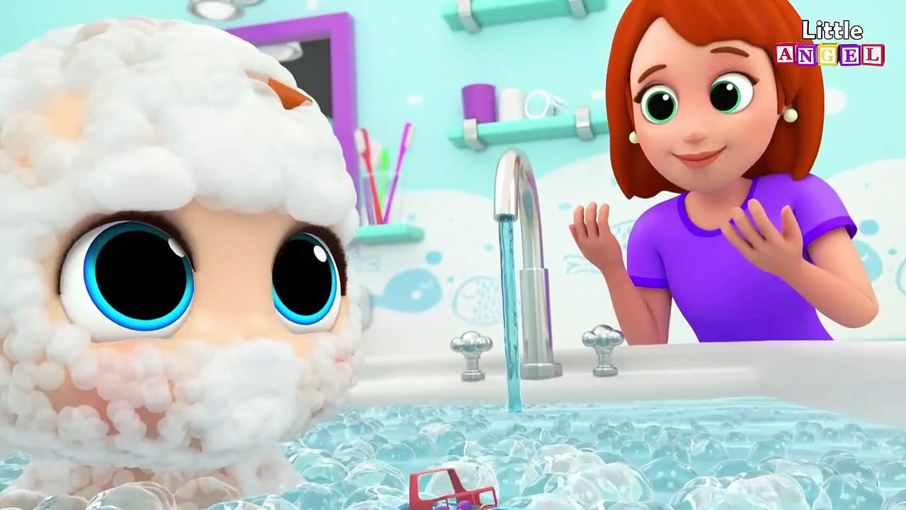 La Cancion del Baño del Bebé Juan - Canciones Infantiles - Little Angel Español