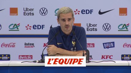 Griezmann : « Un peu gêné ? Oui et non » - Foot - CM 2022 - Bleus
