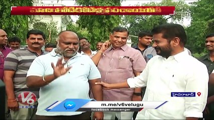Funny Conversation Between Jagga Reddy And Revanth Reddy _ V6 News