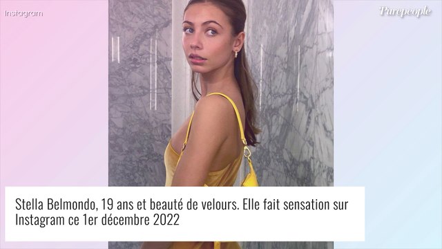 Stella Belmondo épaules dénudées : beauté de velours qui a conquis d'autres filles de