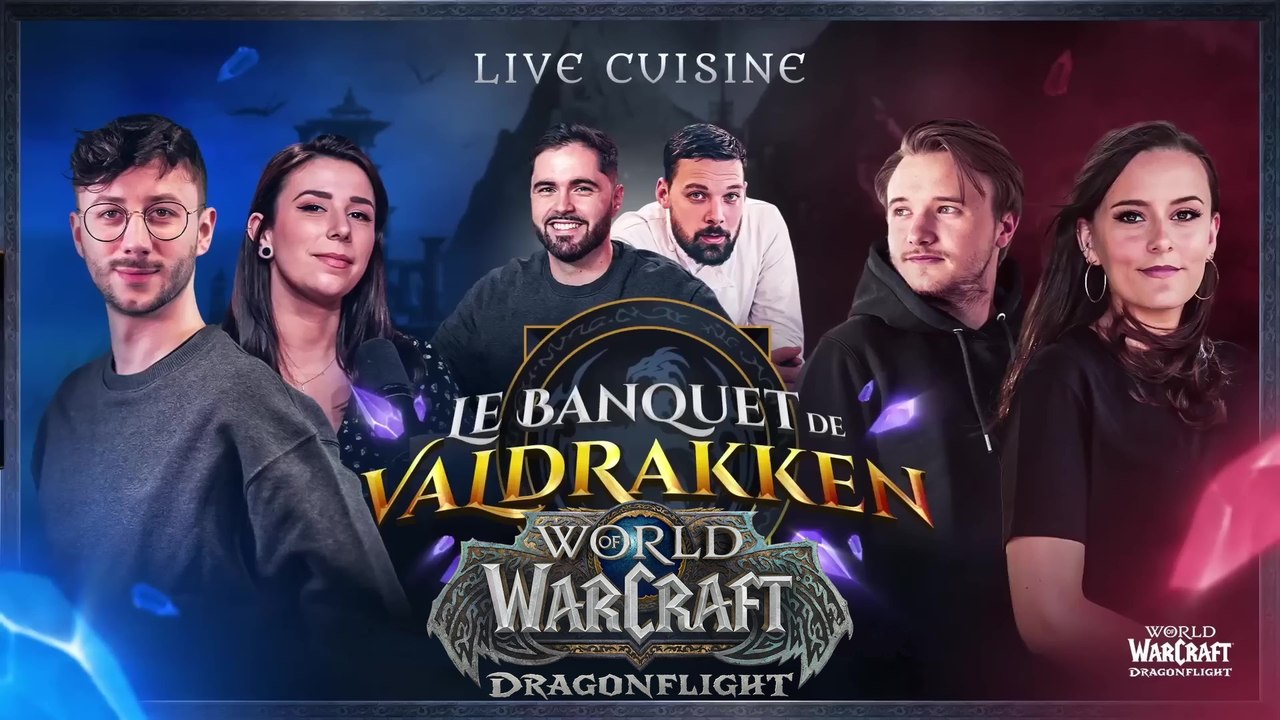 World of Warcraft : Dragonflight - best-of du live cuisine "Le Banquet de Valdrakken"