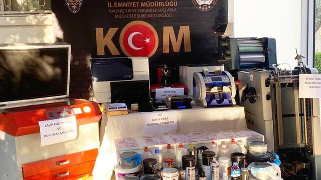 Osmaniye’de ATM’den geçen sahte para basan 3 kişi gözaltına alındı