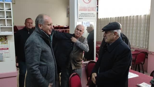 Memleket Partisi Genel Başkanı İnce'den, esnaf ziyaretinde CHP'ye sitem