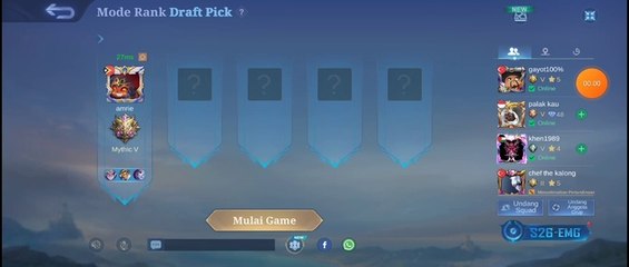 Pus solo rank pake dayrot sampe mytic