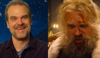 David Harbour - interview Père Noël tueur - Violent Night