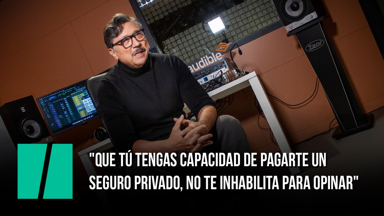 Carlos Bardem: "Que tú tengas capacidad de pagarte un seguro privado, no te inhabilita para opinar"
