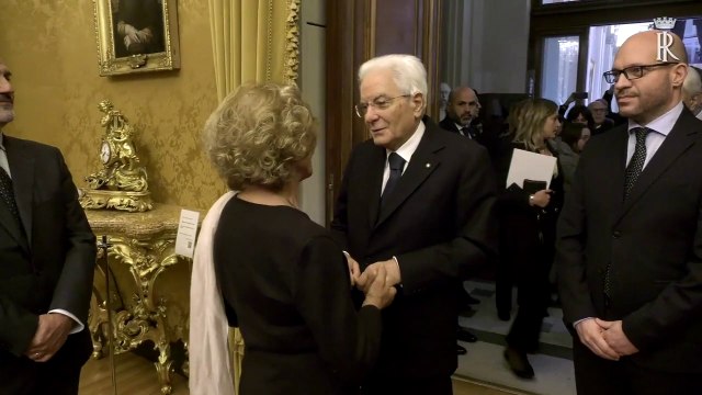 Mattarella rende omaggio a Gerardo Bianco alla camera ardente