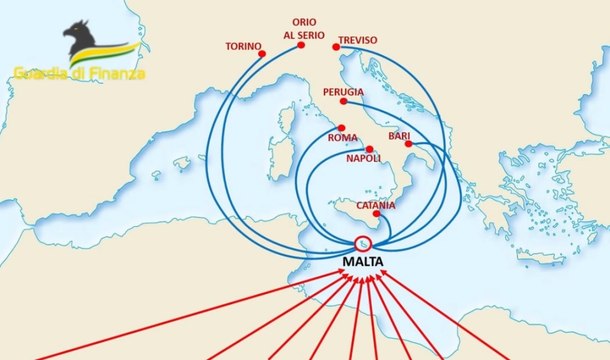 Clandestini giunti in Italia con voli di linea da Malta tramite documenti falsi: arrestato trafficante (02.12.22)