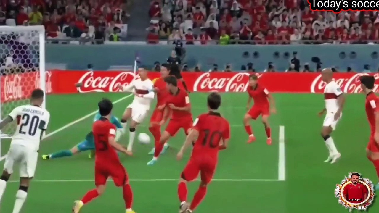 ملخص مباراة البرتغال و كوريا الجنوبية اليوم في كأس العالم 2022 1 _ 2 مباراه قويه