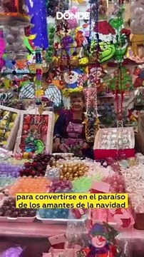 Mercado de Jamaica: compra adornos navideños bonitos y baratos