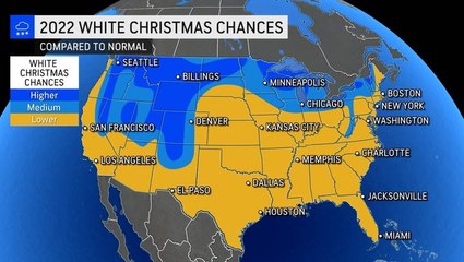 AccuWeather's white Christmas forecast