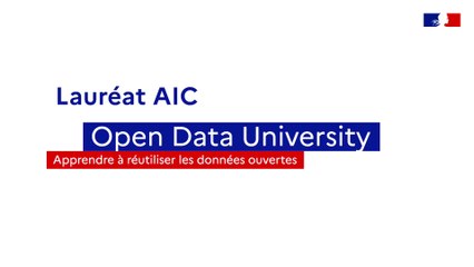 [Lauréat AIC] Open Data University : apprendre à réutiliser les données ouvertes