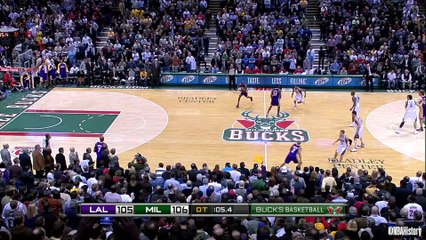 NBA History: Kobe Bryant Game-Winner vs Bucks in 2009