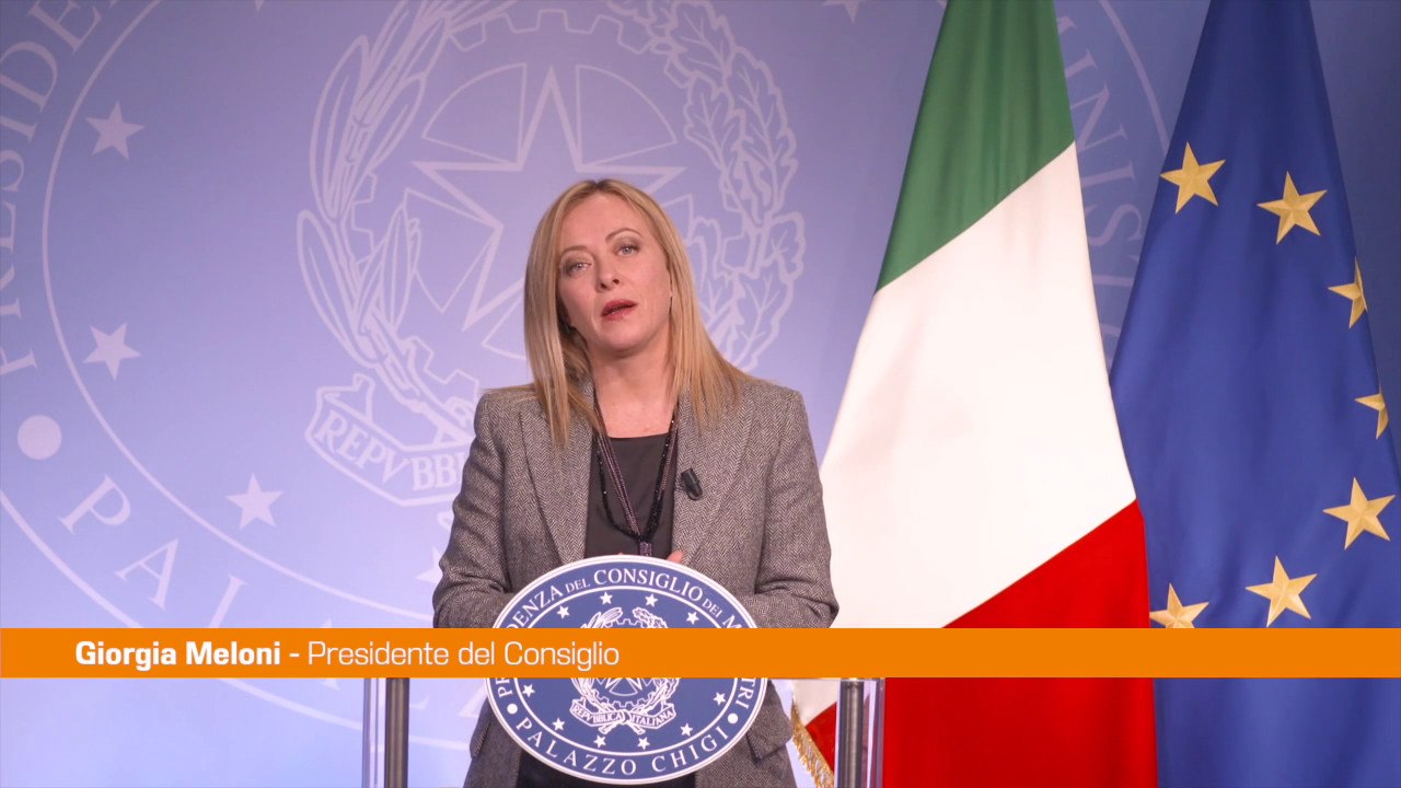 Energia, Meloni "L'Italia può uscire più forte dalla crisi"