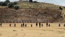 Técnicas de tiro de los soldados ucranianos en formación en la Academia de Infantería de Toledo