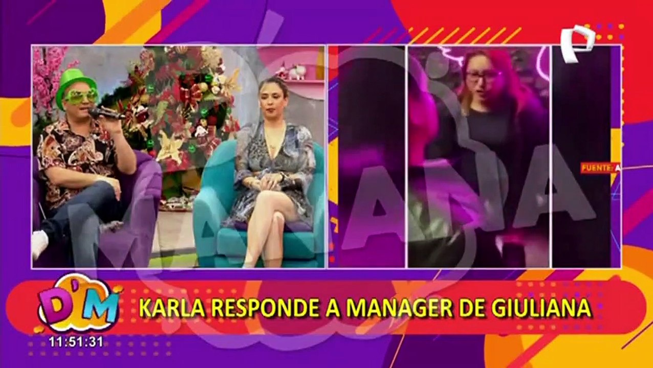 Karla Tarazona a 'manager' de Giuliana Rengifo que la insultó: "¿Quién eres tú, a quién le has ganado?"