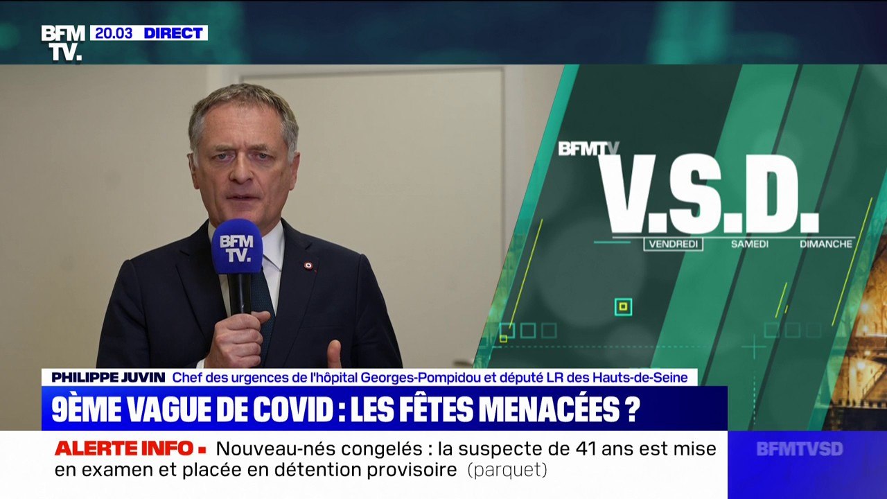 "Je ne sais pas comment nous allons passer l'hiver" s'inquiète Philippe Juvin, chef des urgences de l'hôpital Georges-Pompidou et député LR