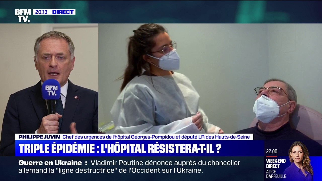 Philippe Juvin, chef des urgences à l'hôpital Georges-Pompidou: "Il est temps d'avoir une vision à long terme" pour reconstruire l'hôpital
