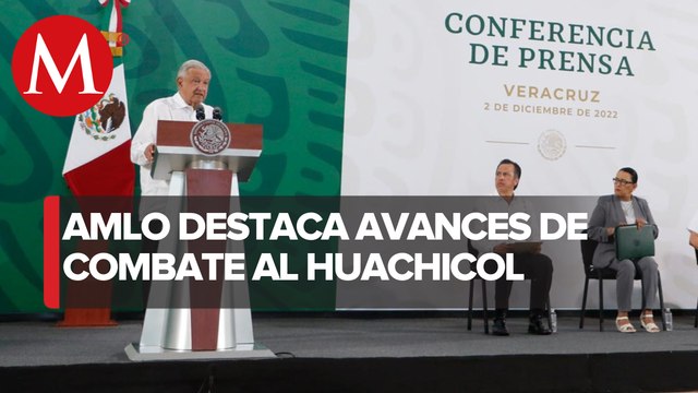 Se está castigando mucho : AMLO exhibe datos contra huachicoleo