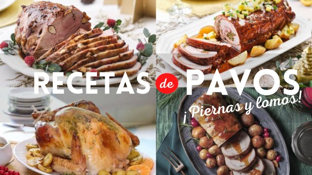 Recetas de pavos, piernas y lomos para celebrar Navidad y Año Nuevo