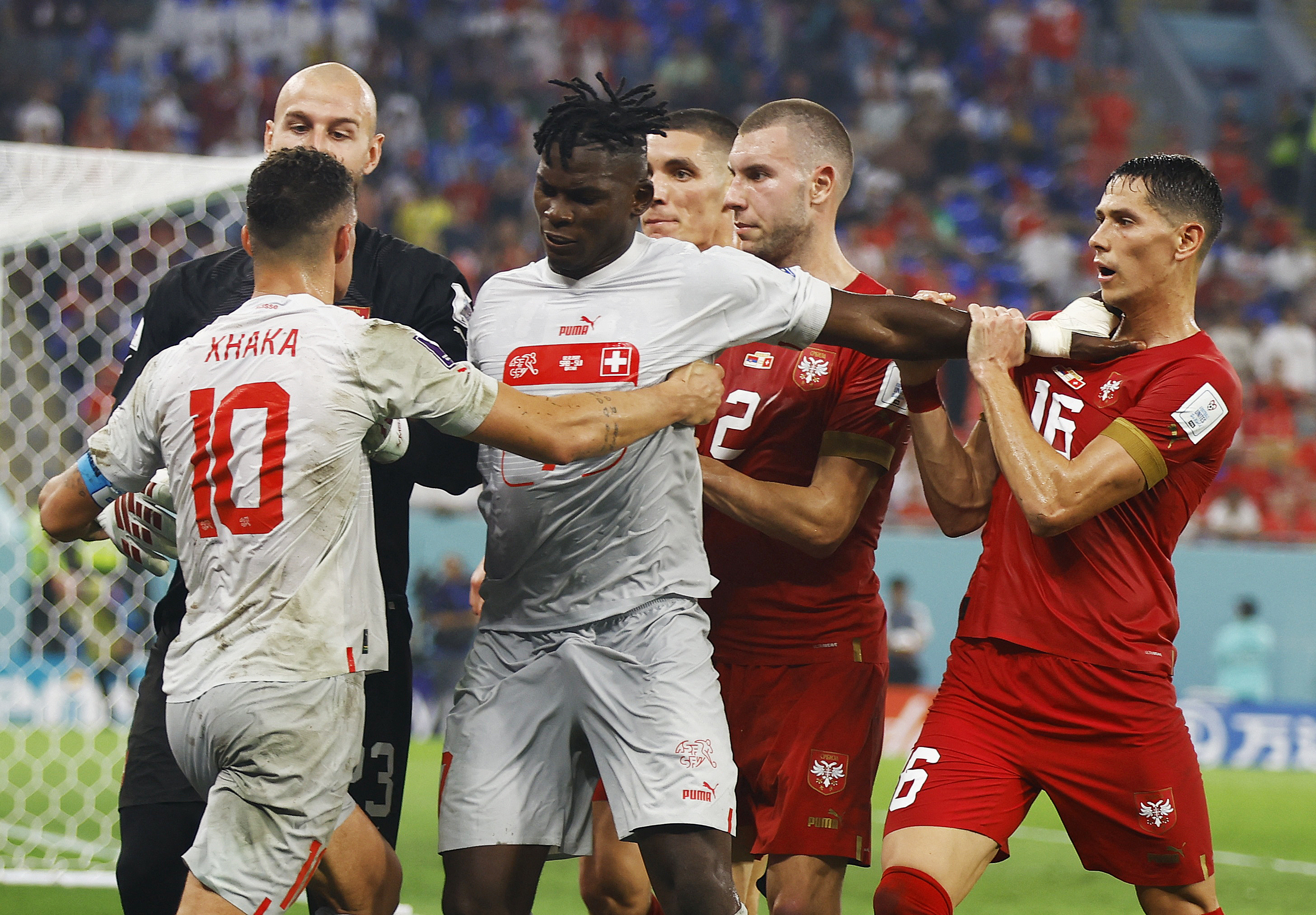 Coupe du Monde 2022 - Ca a chauffé entre la Serbie et la Suisse !