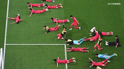 South Korea 2-1 victory over Portugal gets them through to next stage