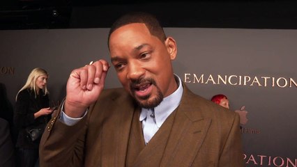 Will Smith premieres new movie Emancipation in London