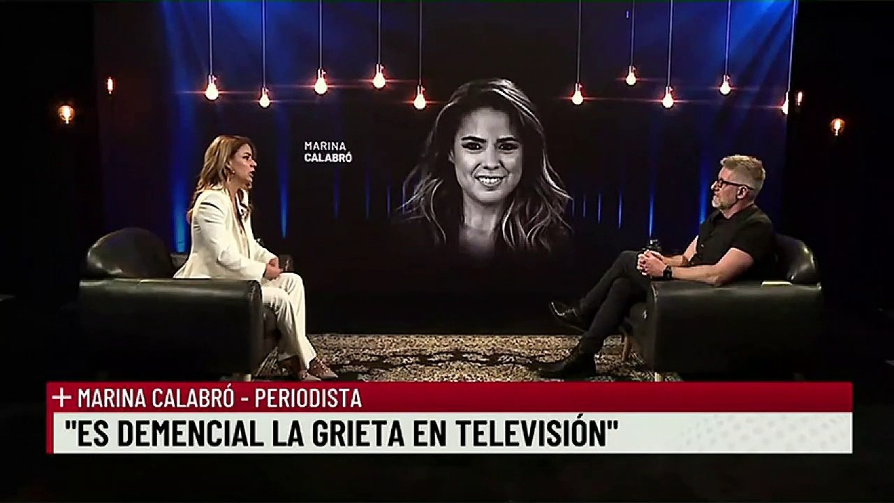 Marina Calabró contó un secreto a voces sobre Tinelli: "Profundamente"