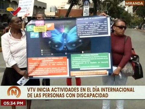 VTV inicia campaña concientizadora en el Día Internacional de las Personas con Discapacidad