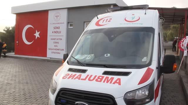 Söke'de hayırsever tarafından yapılan Acil Sağlık Hizmetleri İstasyonu açıldı