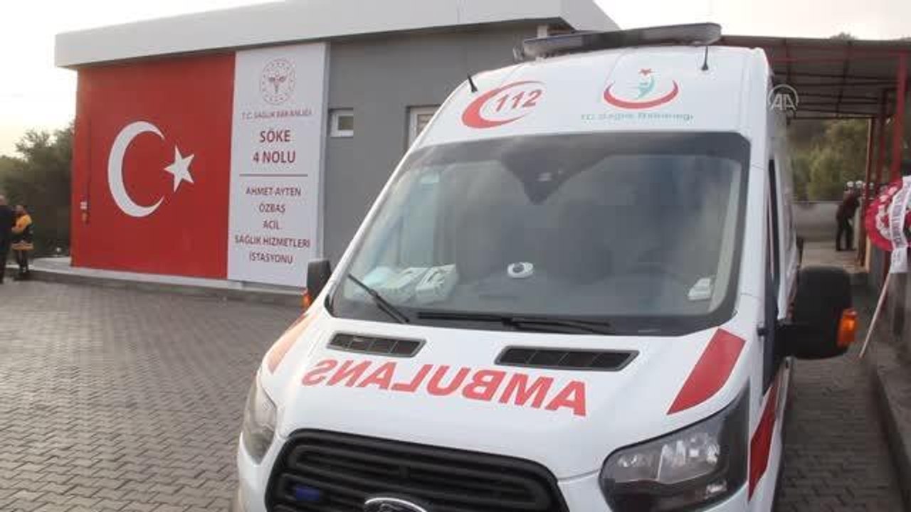 Söke'de hayırsever tarafından yapılan Acil Sağlık Hizmetleri İstasyonu açıldı