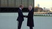 Joe Biden shakes hands with Prince William in Boston