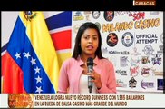 Venezuela logra Récord Guinness Nº 28 con la rueda de salsa casino más grande del mundo