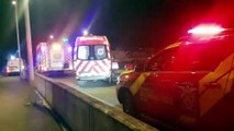 Idoso em situação de risco é socorrido no viaduto da Rocha Pombo