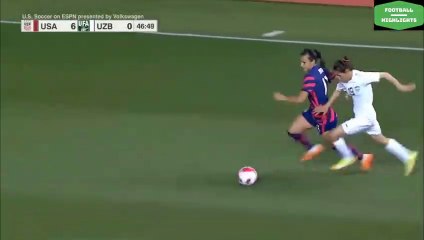 USA 9 x 0 Uzbekistan Highlights & All Goals - Road To World Cup 2023