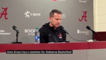 Nate Oats Gives Injury Updates for Alabama Basketball