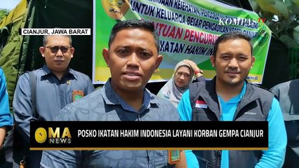 Posko Kesehatan dan Pengobatan IKAHI MA Layani Korban Gempa di Cianjur - MA NEWS