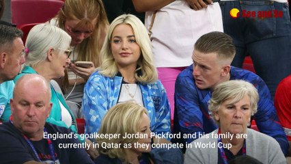 Jordan Pickford's wife Megan says England WAGs are in 'paradise' at Qatar