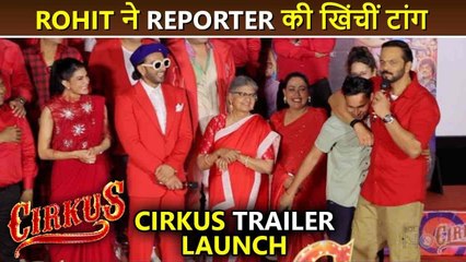Rohit Shetty's HILARIOUS Comedy With A Reporter Cirkus Trailer Launch