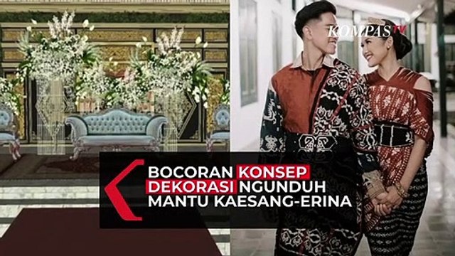 Intip Bocoran Dekorasi Ngunduh Mantu Kaesang-Erina di Solo