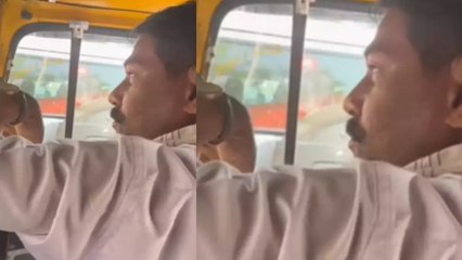 मुंबई ट्रैफिक में फंसे शख्‍स के साथ ऑटो ड्राइवर ने की जानकारी से भरपूर बातें, देखें अद्भुद Video